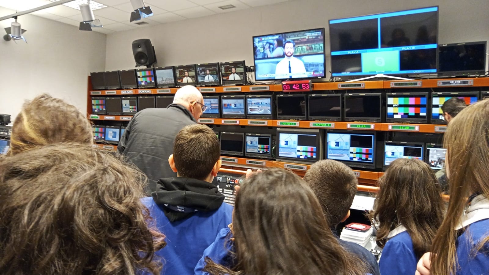 Visita alla RAI