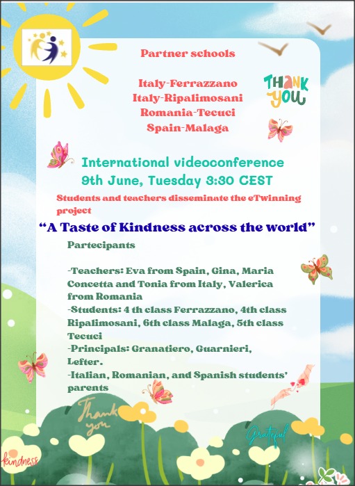Progetto eTwinning A TASTE OF KINDNESS ACCROSS THE WORLD